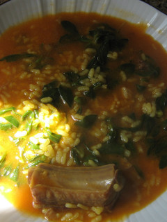 Una foto de Arroz con collejas serrano