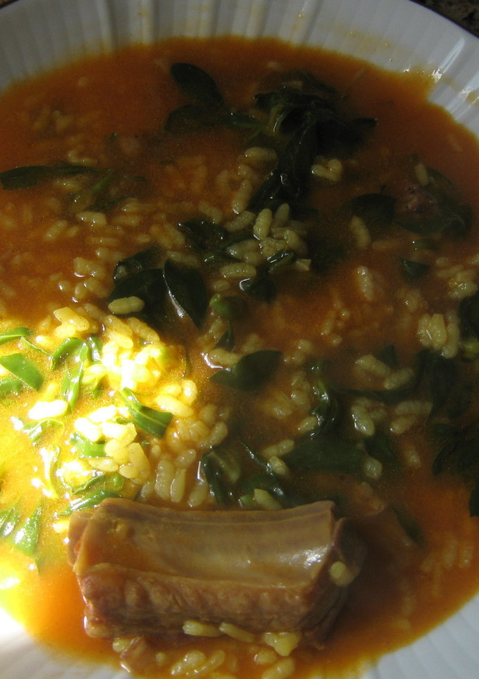 Una foto de Arroz con collejas serrano