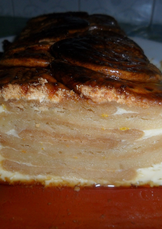 Una foto de Budín con galletitas María