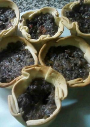 Una foto de Canastitas de morcilla