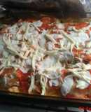 Pastel azteca de pollo
