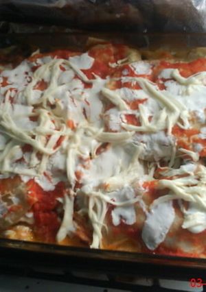 A picture of Chicken Aztec Casserole (Pastel Azteca).