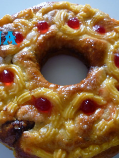 Una foto de Rosca de Pascua de doña Petrona