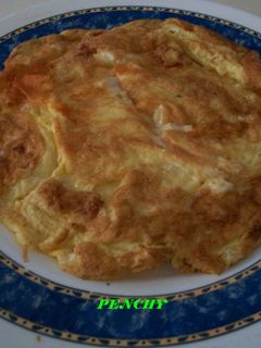 Una foto de Tortilla de queso de oveja curado