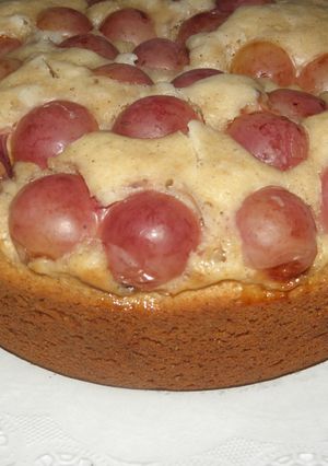 Una foto de Tarta de avena y arándanos