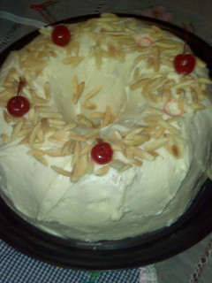 Una foto de Pastel de almendras sandra