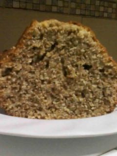Una foto de Budin de nueces y naranjas