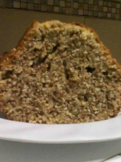 Una foto de Budin de nueces y naranjas