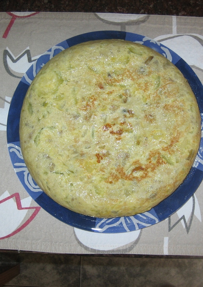 Una foto de Tortilla de verduras fácil