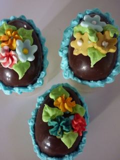 Una foto de Huevos de Pascua caseros