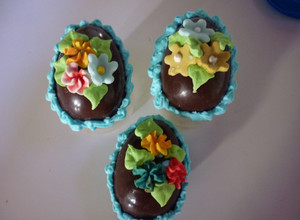 Una foto de Huevos de Pascua caseros
