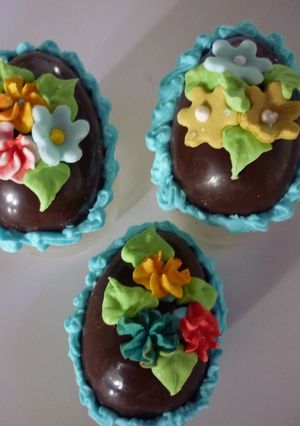 Una foto de Huevos de Pascua caseros