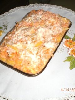 Una foto de Ensalada de zanahoria con piña