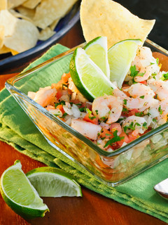 Una foto de Ceviche de pescado sencillo