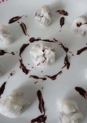 Una foto de Mochis con chocolate