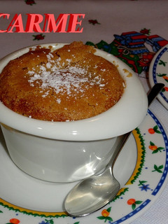 Una foto de Soufflé de café soluble