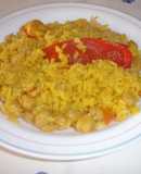 Arroz con capas de torero