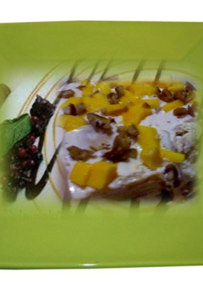 Una foto de Pay de limón con galleta y queso cremoso