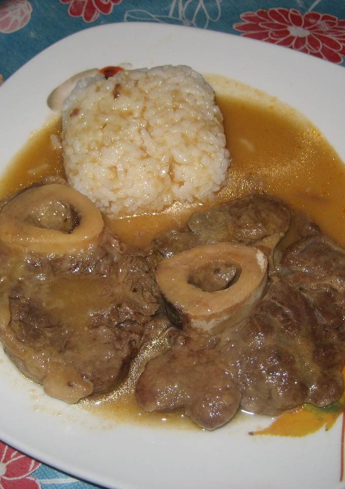Una foto de Ossobucco a mi manera