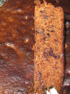 Una foto de Bizcocho de chocolate con pepitas de chocolate