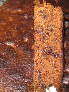 Una foto de Bizcocho de chocolate con pepitas de chocolate