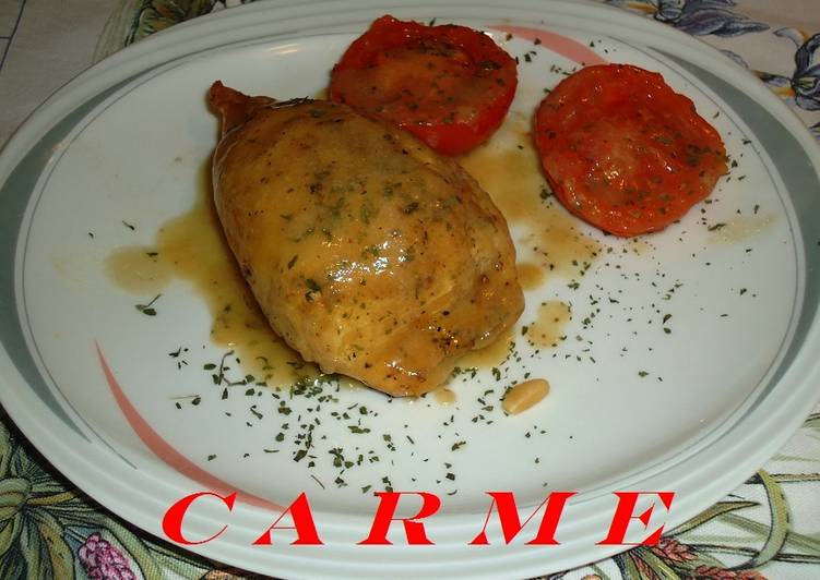 Calamares rellenos al horno