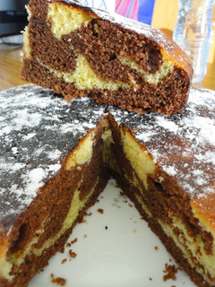 Una foto de Torta cebra