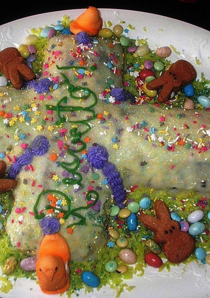 Una foto de Bizcocho pascual sin gluten sencillo