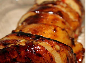 Una foto de Bondiola de cerdo al horno agridulce
