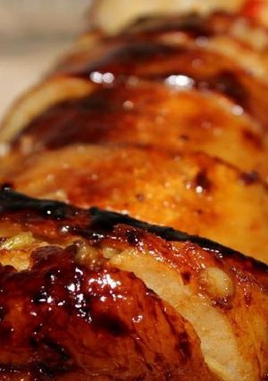 Una foto de Bondiola de cerdo al horno agridulce