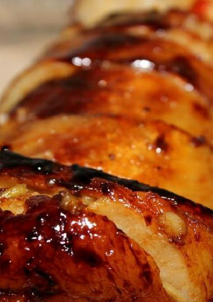 Una foto de Bondiola de cerdo al horno agridulce