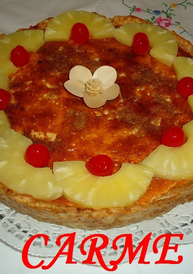 Una foto de Tarta mascarpone en hojaldre