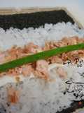 Sushi salmão grelhado
