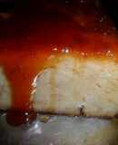 Budín de pan y compota de lima dulce