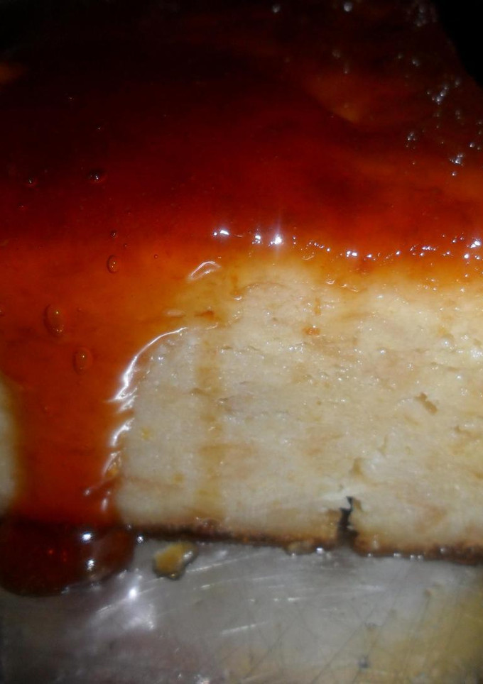 Una foto de Budín de pan y compota de lima dulce