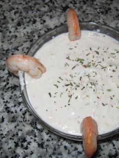 Una foto de Paté de langostinos