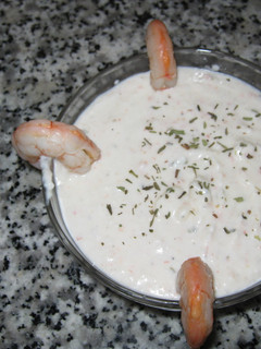 Una foto de Paté de langostinos