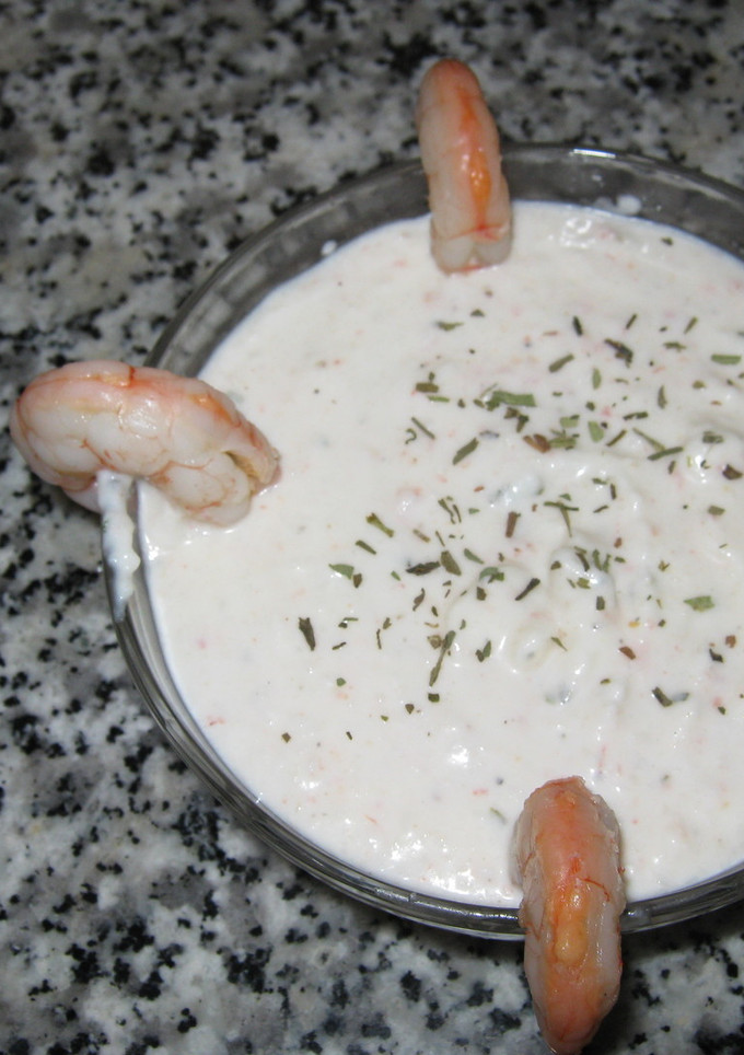 Una foto de Paté de langostinos
