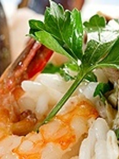 Una foto de Arroz marinero caldoso