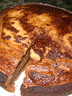 Foto principal de Bizcocho de chocolate sin huevos