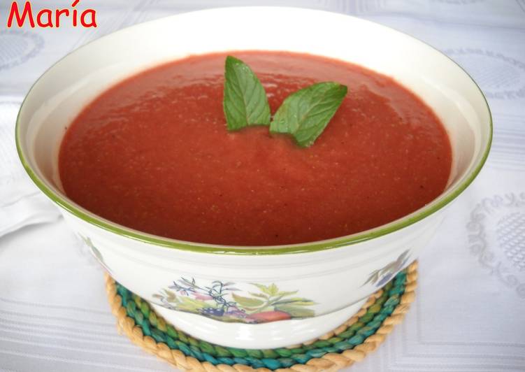 Crema fría de tomate