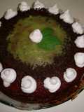 Tarta de chocolate a la menta