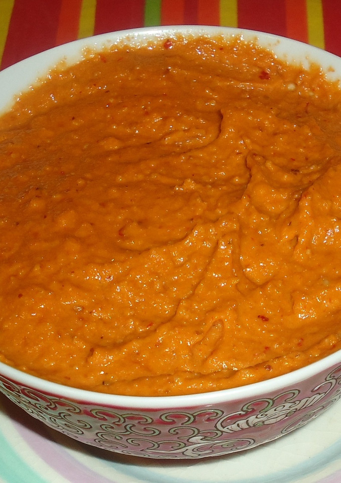 Una foto de Salsa romesco