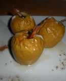 Manzanas al vino de licor