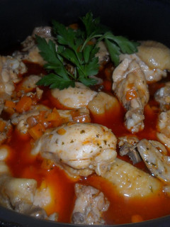 Una foto de Pollo en salsa de cava