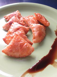 Una foto de Triángulos de setas y champiñones
