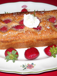 Una foto de Cake de fresones con matalauva