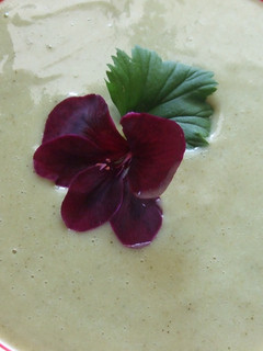 Una foto de Sopa fría de endibias