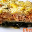 Lasaña de espinacas y salmón