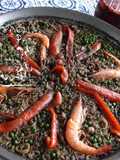 Arroz negro (com a tinta da lula)